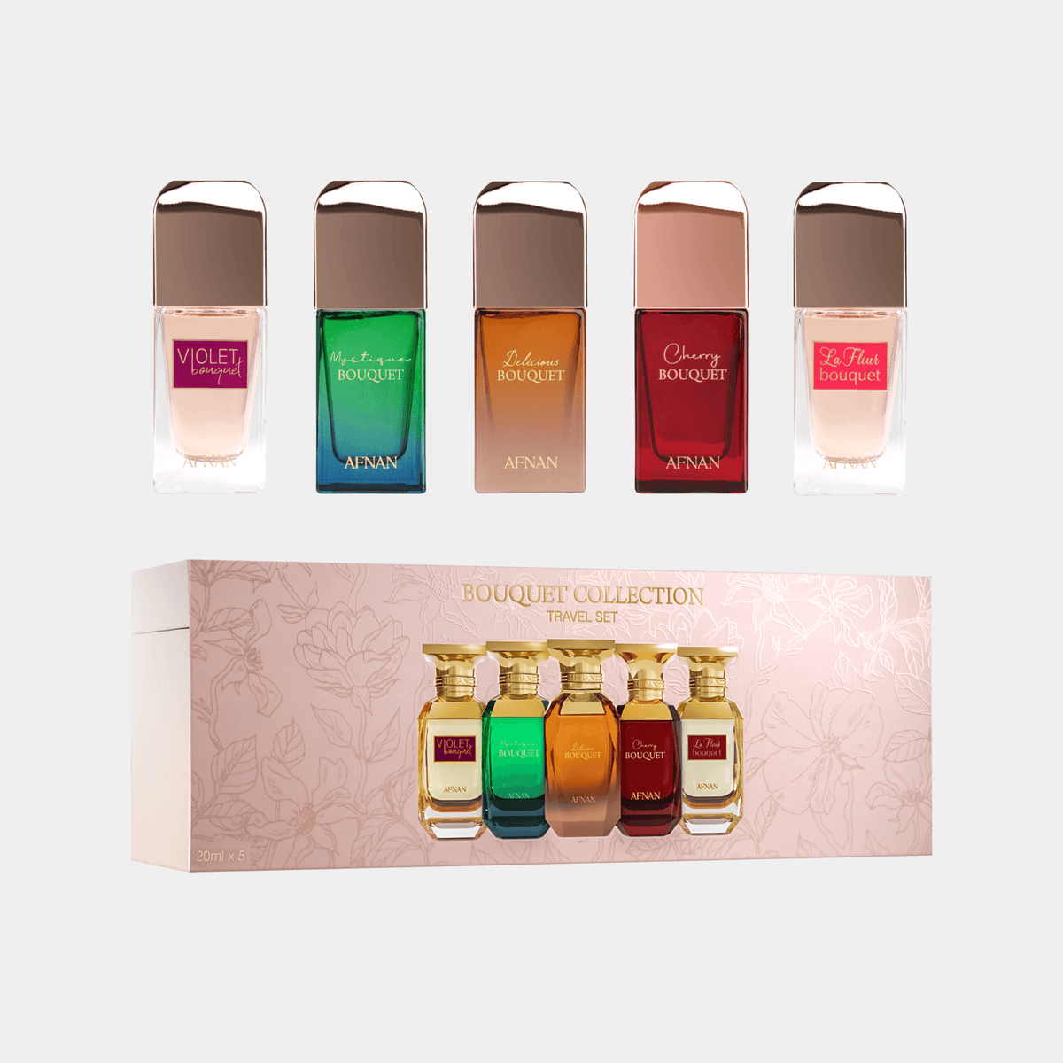 BOUQUET COLLECTION TRAVEL SET 20ML (SET OF 5)